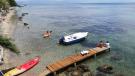 Boards and kayak and boat 